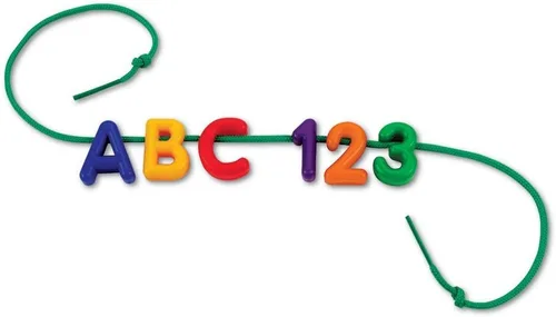 Miniatura 3 de Learning Resources - Alfabeto con cordones en mayúsculas, 275 piezas, a partir de 3 años, artículos imprescindibles de aprendizaje preescolar