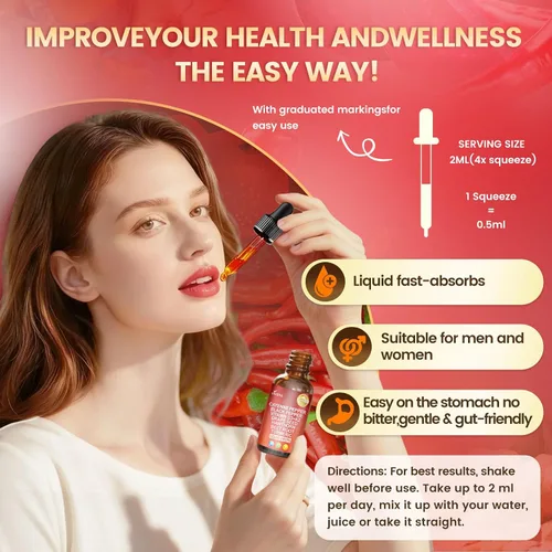 Miniatura 6 de Suplemento líquido de gotas de pimienta de cayena + tecnología liposomal 98% de absorción, soportes* vena de piernas, corazón y vasos sanguíneos*