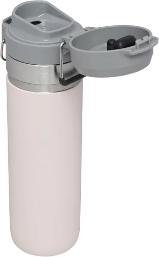 Miniatura 2 de Stanley Quick Flip GO - Botella de agua de 24 onzas Tapa con botón pulsador A prueba de fugas y empacable para viajes y deportes Acero