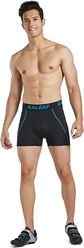 Miniatura 14 de baleaf Pantalones cortos de ciclismo acolchados 3D para hombre, ropa interior de ciclismo MTB Liner