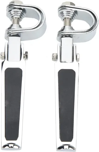 Miniatura 7 de Estriberas Abrazadera en U, mini estriberas para bicicleta, protector de motor, reposapiés para motocicleta, bicicleta de calle con barra de choque