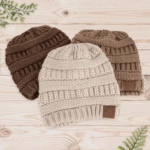 Miniatura 159 de KeaBabies 3-Pack Baby Beanies for Boys, Girls - Stretchy Knit Baby Hats, Cute Newborn