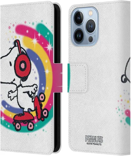 Miniatura 102 de Head Case Designs Funda de piel con licencia oficial de Peanuts Beach Surf Snoopy Boardwalk Airbrush compatible con Apple iPhone 11