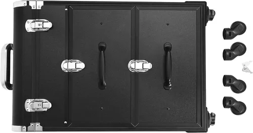 Miniatura 2 de TFCFL Estuche de carrito de maquillaje de 3 niveles, Negro -, Elegante