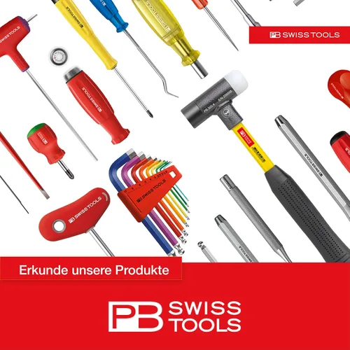 Miniatura 7 de PB Swiss Tools Multiherramienta para bicicleta PB 470 100% fabricada en Suiza, herramienta de bolsillo con brocas, llave Allen, adaptador de Negro