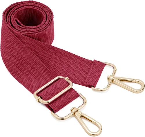 Miniatura 40 de Correa de Bolso de Hombro Ancha de Repuesto Ajustable Cinturón de Lona Bolso Cruzado Bolso de Mano