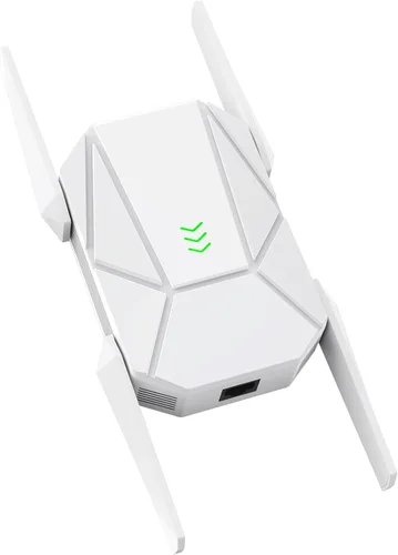 Amplificador de señal WiFi 6 AX1800 2025 - Banda dual 2.4G/600Mbps y 5.8G/1200Mbps, extensor WiFi con puerto Gigabit, tecnología 802.11AX, repetidor