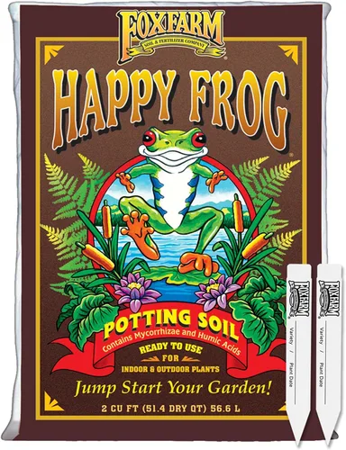 Miniatura 9 de FoxFarm FX14047 (2 pies cúbicos) tierra orgánica FoxFarm Happy Frog