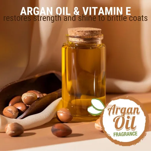 Miniatura 4 de Green Groom Champú para perros con aceite de argán, 1 galón, vitamina E y antioxidante rico, restaura el brillo, hidratante, ingredientes naturales
