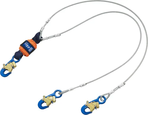 Miniatura 14 de 3M DBI-SALA 6' EZ-Stop 34" tela de poliéster doble pierna 100% cordón de absorción de golpes con gancho de cierre automático en cada extremo
