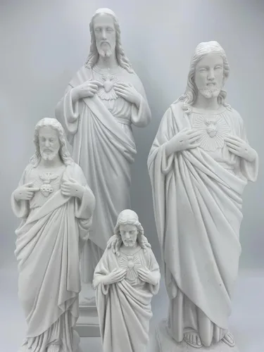 Miniatura 9 de Estatuas blancas del Sagrado Corazón de Jesús Made in Italy/Imagenes Blancas Sagrado Corazon de Jesus Hecha e Italia 31