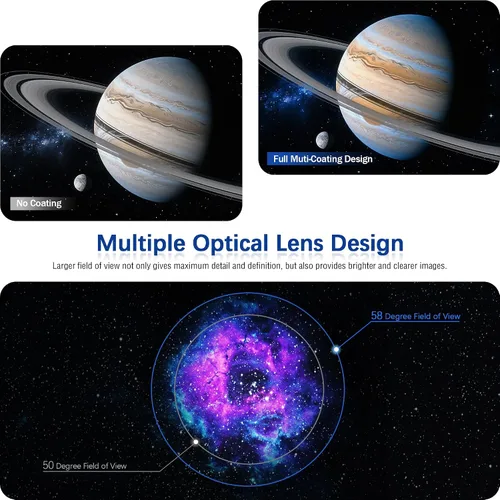 Miniatura 2 de alstar 1.25" 2,5 mm 58-degree Planetario – Ocular para telescopio