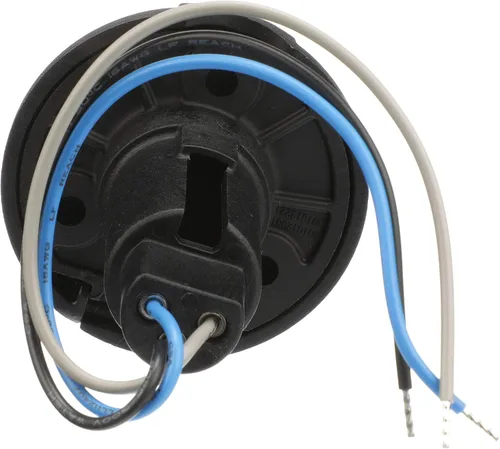 Miniatura 3 de Attwood 910R3PB-7 LightArmor Plug-in Light Base, for Attwood Pole Lights, 3-Pin, Round, Composite Black, Low-Profile