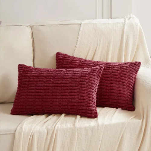 Miniatura 59 de Fancy Homi - Paquete de 2 fundas de almohada decorativas estilo bohemio de 16 x 16 pulgadas para sala de estar, sofá, cama, funda de cojín cuadrada