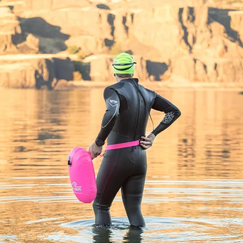 Miniatura 6 de Burbuja de Natación New Wave para Nadadores de Aguas Abiertas y Triatletas - Sé Brillante, Sé Visto y Sé Más Seguro con New Wave Mientras Nadas al