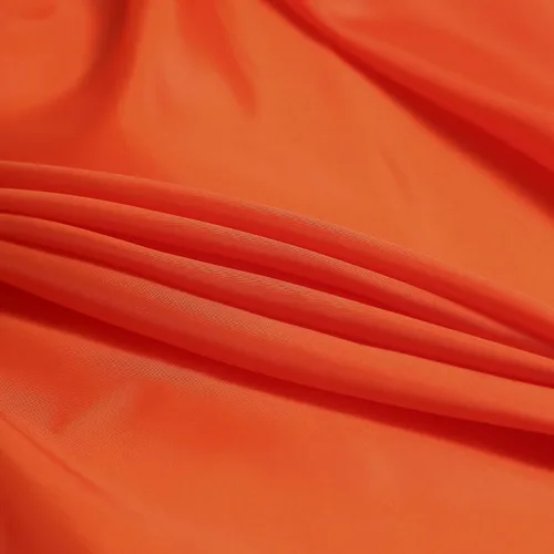 Miniatura 3 de Bandera de abanico plisada de color liso naranja de 3 x 6 pies, 2 banderas de abanico plisadas en color naranja puro para interiores y exteriores