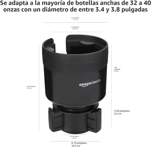 Miniatura 3 de Amazon Basics Adaptador expansor para portavasos de con base ajustable