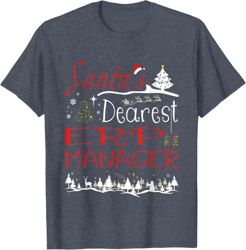 Miniatura 16 de ERP Manager Xmas Job Cute Christmas T-Shirt