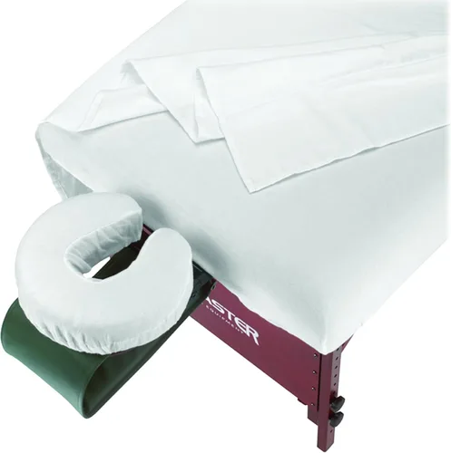 Miniatura 2 de Master Massage Juego de sábanas de franela de 3 piezas, blanco roto