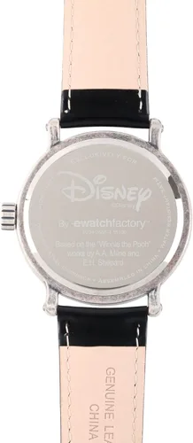 Miniatura 3 de Disney Winnie the Pooh W002364 Eeyore Reloj analógico de cuarzo negro para hombre, Negro