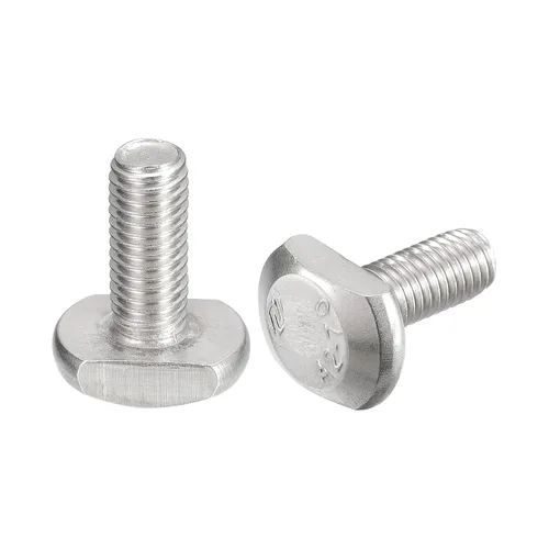 Miniatura 11 de uxcell Pernos de ranura en T, 5 unidades M5x25mm Pernos deslizantes de caída en T de acero inoxidable 304 con forma de T para pista en T
