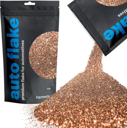 Miniatura 26 de Hemway Auto Flake Glitter FINE 1/64" 0.015" 0.4mm 375 micras Aditivo de Pintura en Hojuelas Metálicas 100g para uso con Pintura en Aerosol para Azul