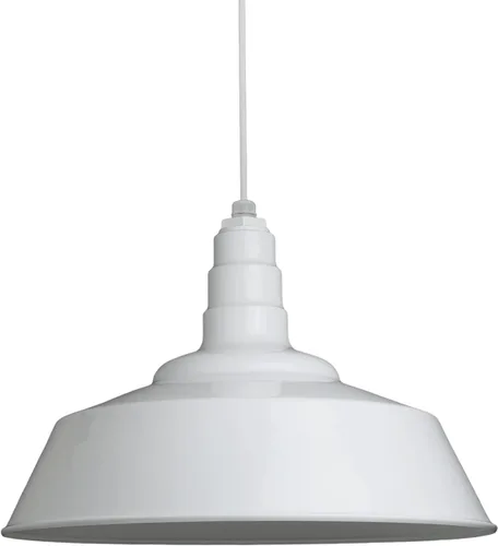 Miniatura 49 de Steel Lighting Co. Manhattan Warehouse Light Lámpara colgante montada en el techo Cúpula de 20 pulgadas Montaje al ras Luz de granero