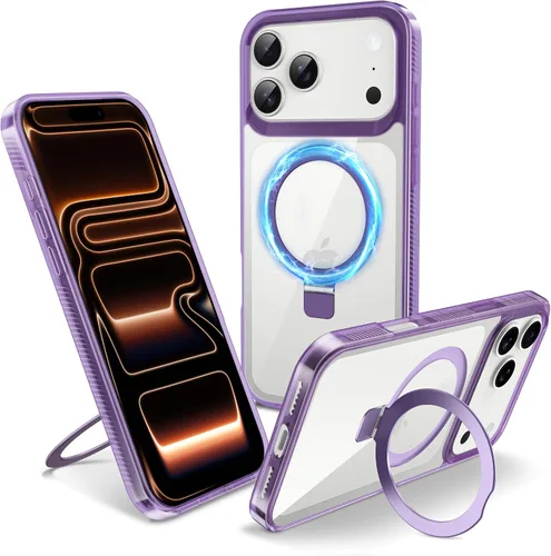 Miniatura 15 de Funda magnética para iPhone Air – [Soporte invisible integrado] [Compatible con MagSafe] [Protección contra caídas de grado militar] Cubierta