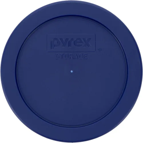 Pyrex 7200-PC 2 tazas azul tapa de repuesto para almacenamiento de alimentos, fabricada en Estados Unidos