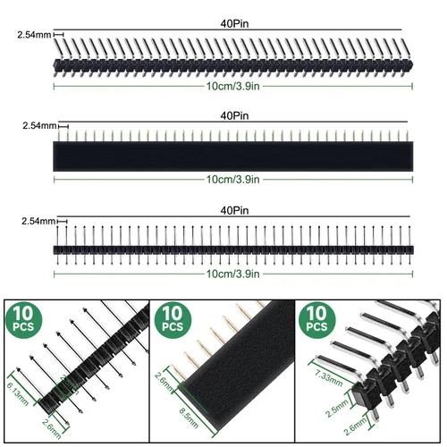 Miniatura 5 de Smraza Kit de placa PCB de doble cara de 104 piezas, placas de prototipo para soldadura de bricolaje y placas de circuito electrónico compatibles