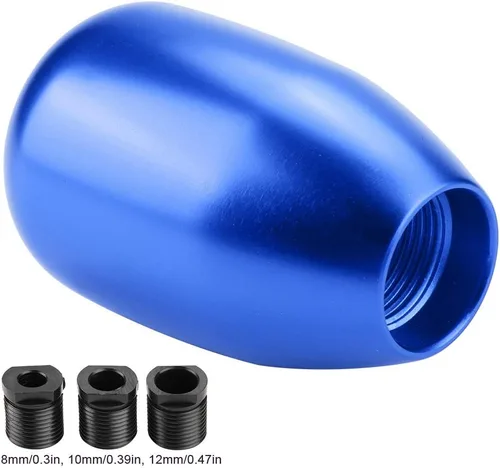 Miniatura 3 de Palanca de cambios de 5 velocidades para coche, pomo de palanca de cambios manual con cabezal de palanca de cambios y palanca de cambios con 3 Azul