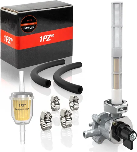 1PZ VT2-C03 Interruptor de válvula de combustible con filtro de combustible de repuesto para Honda VTX1300C VTX1300S VTX1300R VTX1300T 2004-2009