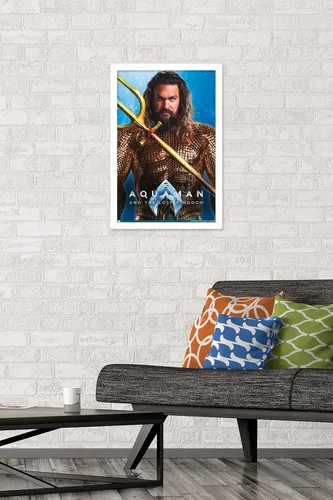 Miniatura 2 de Trends International DC Comics Movie Aquaman y el Reino Perdido - Póster de pared Aquaman de 22.4 pulgadas de largo x 14.7 pulgadas de ancho