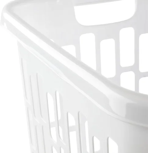 Miniatura 9 de Sterilite Cesta de lavandería fácil de transportar, agujeros de ventilación y asas para llevar la ropa entre la lavandería y el dormitorio