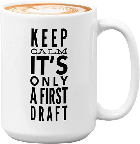 Bubble Hugs Writer - Taza de café de 15 onzas, color blanco, divertido para autor, guionista, columnista, reportero, poeta, novelista, periodista,