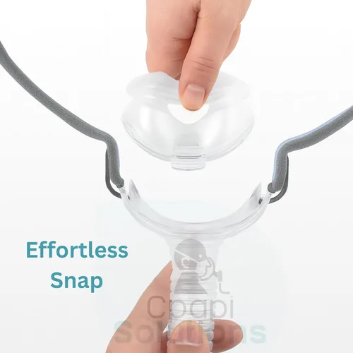 Miniatura 5 de Repuesto CPAP para almohada nasal AirFit P10 mediana y grande diseñada para almohada nasal CPAP, sellado suave y seguro para reducir los puntos