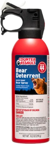 Miniatura 11 de Counter Assault Bear Spray – Osos, leones de montaña, coyotes – Largo alcance de 40 pies – Equipo de seguridad en spray de pimienta para senderismo