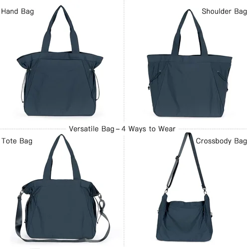 Miniatura 3 de ASLABCREW Bolsa de mano para mujer, 18L con cincha lateral con correa ajustablebolsa de mano extra, bolsa de hombro ligera