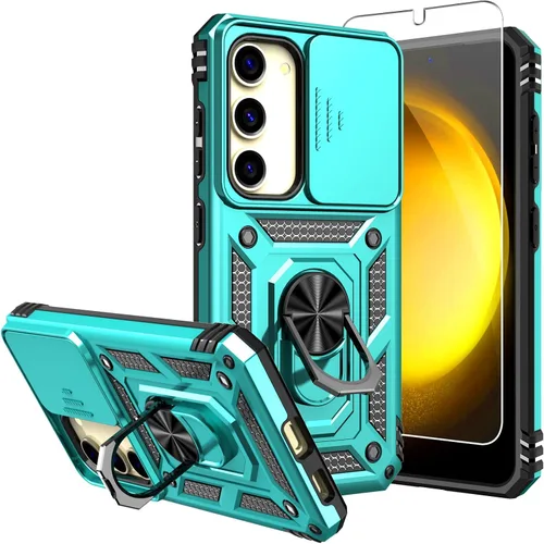 Miniatura 14 de Funda para Galaxy S23 de 6.1 pulgadas, con protectores de pantalla y funda para cámara, [grado militar] de 16 pies. Funda a prueba de caídas