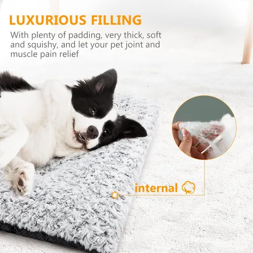 Miniatura 2 de Almohadilla lavable antideslizante para cama de perro y jaula para perros y gatos grandes (36 pulgadas)