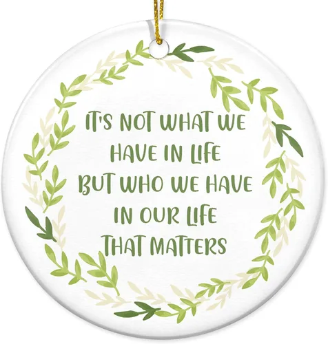 Miniatura 5 de GAUDORA Regalos de Navidad para Tías para Mujeres - Adornos Navideños de Cerámica 2025 para Decoraciones de Navidad - Regalos de Cumpleaños