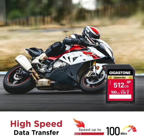 Miniatura 3 de GIGASTONE Tarjeta SD de 512 GB, cámara Plus, tarjeta de memoria SDXC V30 U3 SDXC de alta velocidad, video UHD compatible con cámara digital Canon