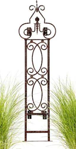 Miniatura 10 de H Potter Iron Garden - Juego de 2 enrejados, 67 pulgadas de alto, soporte de vid de metal resistente para rosas trepadoras y clemátides