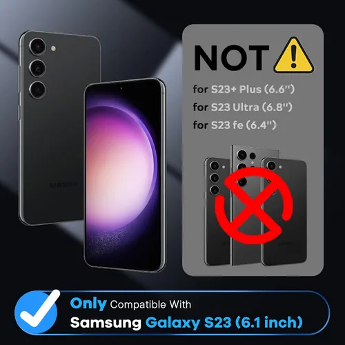 Miniatura 2 de [Paquete de 4] FANGTIAN para Samsung Galaxy S23 Protector de pantalla de 6.1 pulgadas [No es vidrio] - Película para protector de pantalla S23