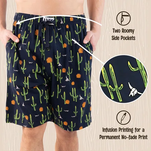 Miniatura 72 de Lazy One - Pantalones cortos de pijama para hombre, ropa de dormir