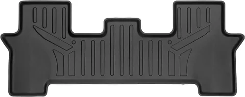 Miniatura 23 de SMARTLINER Alfombrillas de piso de ajuste personalizado, forro de segunda fila, color negro para Kia Sorento 2011-2013
