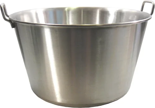 Ballington Cazo Grande Para Carnitas Extra Grande 21" pulgadas Acero Inoxidable Acero Inoxidable Wok Comal Fry