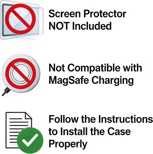 Miniatura 8 de Jiunai Funda para iPhone 14 Plus a Prueba de Golpes Antipolvo Protección de Servicio Pesado Protectora Antiarañazos de Doble Capa Resistente Rugosa