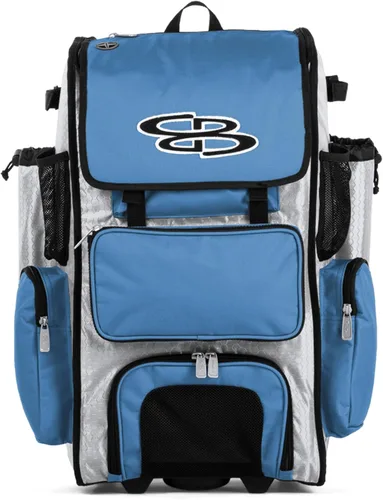 Miniatura 49 de Boombah Rolling Superpack - Bolsa para equipo de béisbol/sóftbol, varios colores, mango telescópico y capacidad para 4 murciélagos, versión