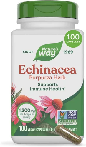Miniatura 9 de Nature's Way Echinacea Purpurea, 1,200 mg por porción, 180 VCaps